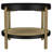 Benson Black Round End Table