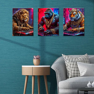 3 Piece Wrapped Canvas Set