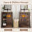 Bathroom Vanity With Sink, Faucet, Mirror, Sliding Barn Door, And Drawers-377854939-392099608