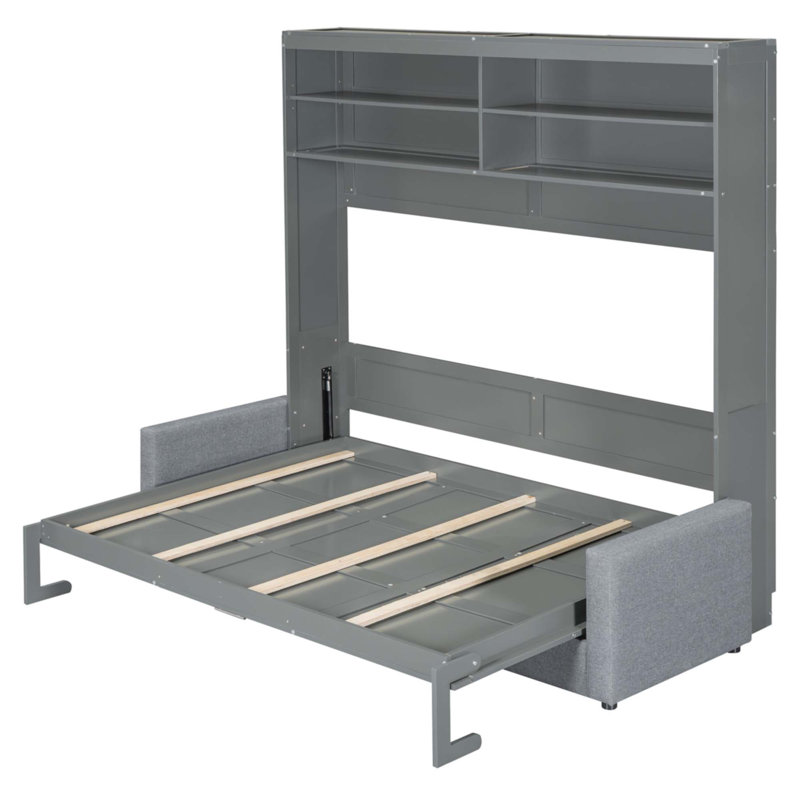 Queen Size Murphy Bed Wall Bed with Sofa