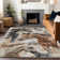 Machine Washable Indoor/Outdoor Cinead ACN1720 Beige Rug
