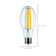 28 Watt LED HID Replacement ED28 4000K Extended Mogul Base Clear 120-277 Range Voltage