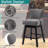 Angelicamae Unfinished Swivel 29'' Stool-69224520-118511479