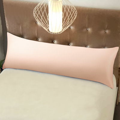 Satin Body Pillow Pillowcase, Hidden Zippered Pillow Cover, Slip Cooling - NTBAY