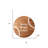 Set of Two 18" X 18" Brown And White Baseball Is Home Wood Wall Decor