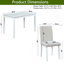 5 Piece Wooden Dining Table Set, Kitchen Table Set With A Table, Wooden Dining Room Table