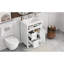 Meuble-lavabo et lavabo modernes peu encombrants, armoire en bois massif, finition blanche