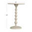 Table en métal martelé Alexander, blanc-1369535171