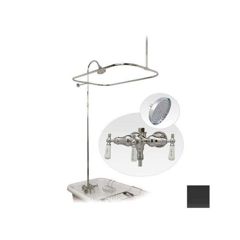 All-In-One Kit with Rough in-Valve, Matte Black