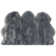 Solid Colour Sheepskin Area Rug