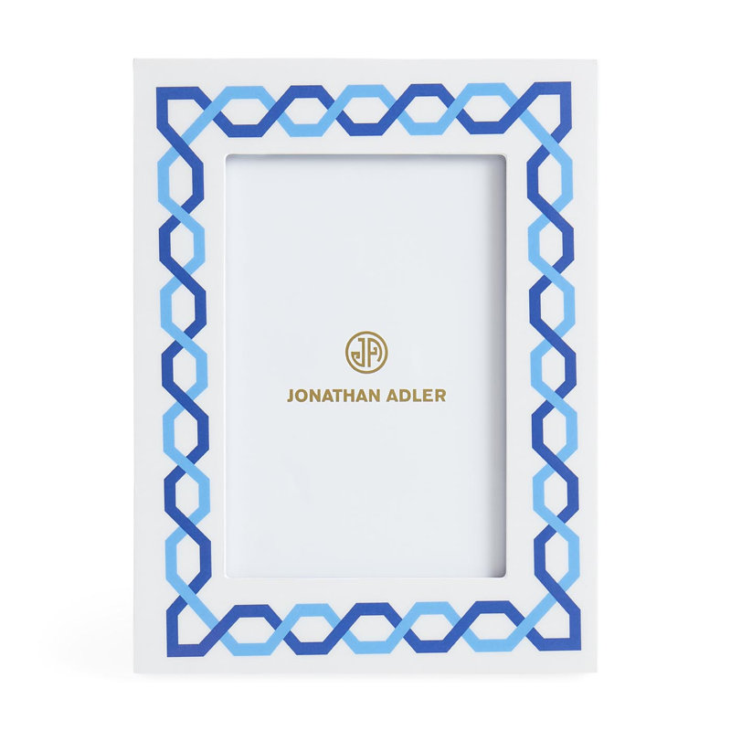 Sorrento Picture Frame, White, 4' x 6'