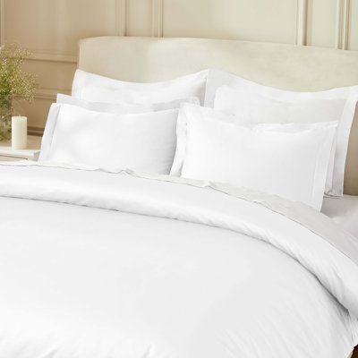 Egyptian Cotton 850 Thread Count Solid Duvet Cover Set