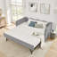 Lit de jour convertible simple avec couchette et canapé pour enfants Triweave-132867603
