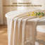 2 Panels Semi-sheer Lace Curtains with Tassels