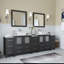 Ensemble de meuble-lavabo double 96 "avec miroir -27042734