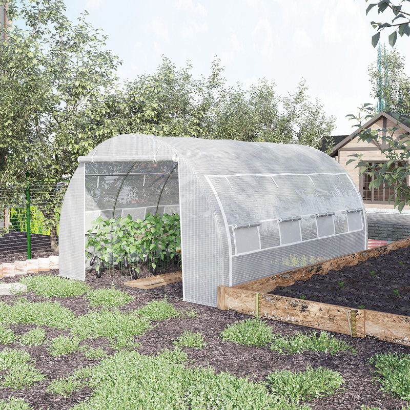 Arleane 32.5 Ft W x 25 Ft D Hobby Greenhouse