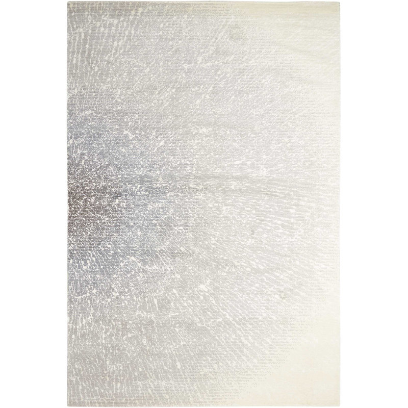 Tapis gris en laine Fitchett, Rectangle 2 pi 3 po x 3 pi