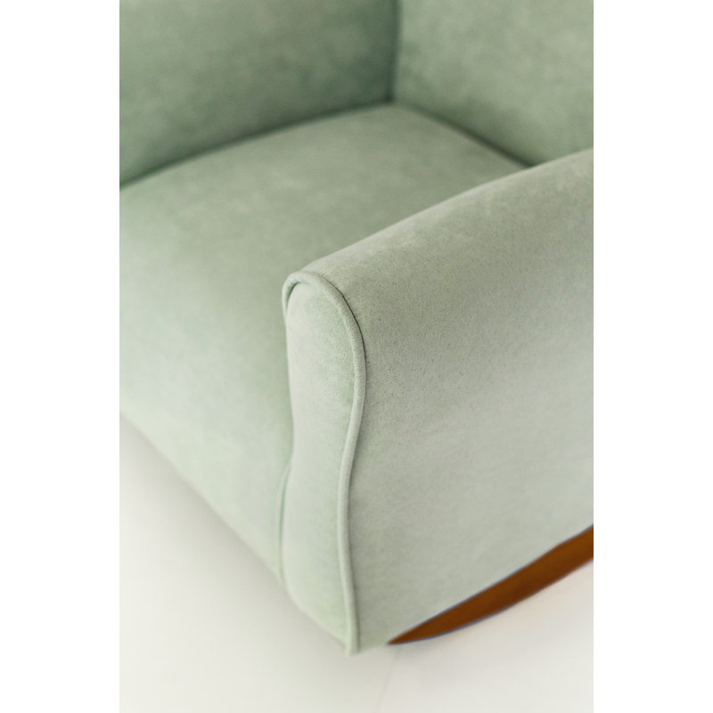 Chaise berçante pour enfants, enfant, Vert écume de mer