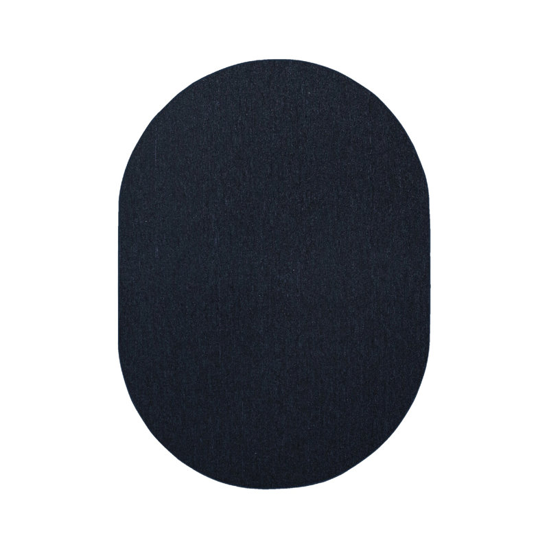Indoor Outdoor Pet and Kids Friendly Solid Color Navy Area Rugs, Stain & Fade Resistance,  Perfect for Patio, Deck, Picnic, Beach, Backyard, Event, Camping & Wedding Rug