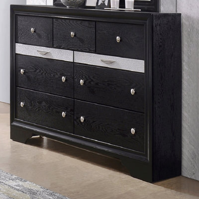 Mobilier de chambre en bois massif de luxe moderne 1 pièce Glam
