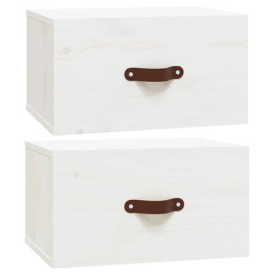 Fresnes 40cm W Manufactured Wood Bedside Table