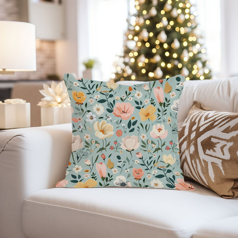 Motif floral «I Flowers Cottage & Cottagecore», H 20 po x l 20 po