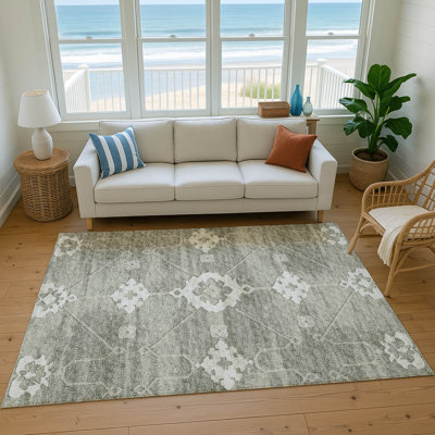 Premium Machine Washable Mayfield AMF122 Taupe Rug