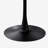 Adrian 42.12"Modern Round Dining Table with Round MDF Table Top,Metal Base Dining Table