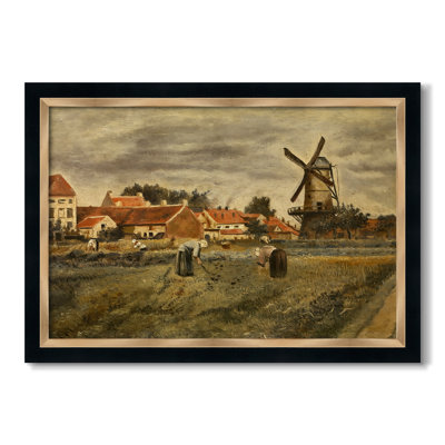 La récolte de pommes de terre, 1875 - Henri De Braekeleer - Toile encadrée sur mesure