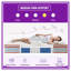 Très grand matelas hybride très grand Euro dans une boîte - mousse à mémoire de forme moyenne ferme de 10 pouces et ressorts ensachés, CertiPUR-US, sans fibre de verre-21037247-21037240
