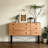 Nordic Modern Solid Wood Entryway Cabinet