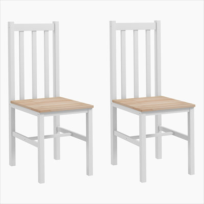Chaise d'appoint en bois massif Nystead