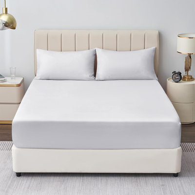 Mieasha Microfiber Plain Weave Fitted Sheet