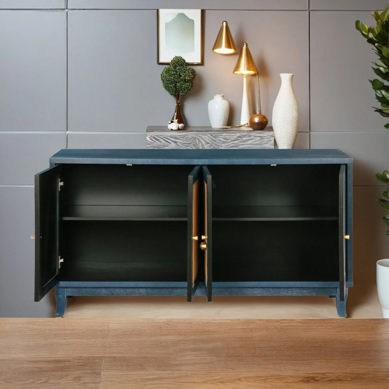 Arnout 59.8'' Sideboard,Buffet table,Dining cabinet with storage, Antique Navy Blue