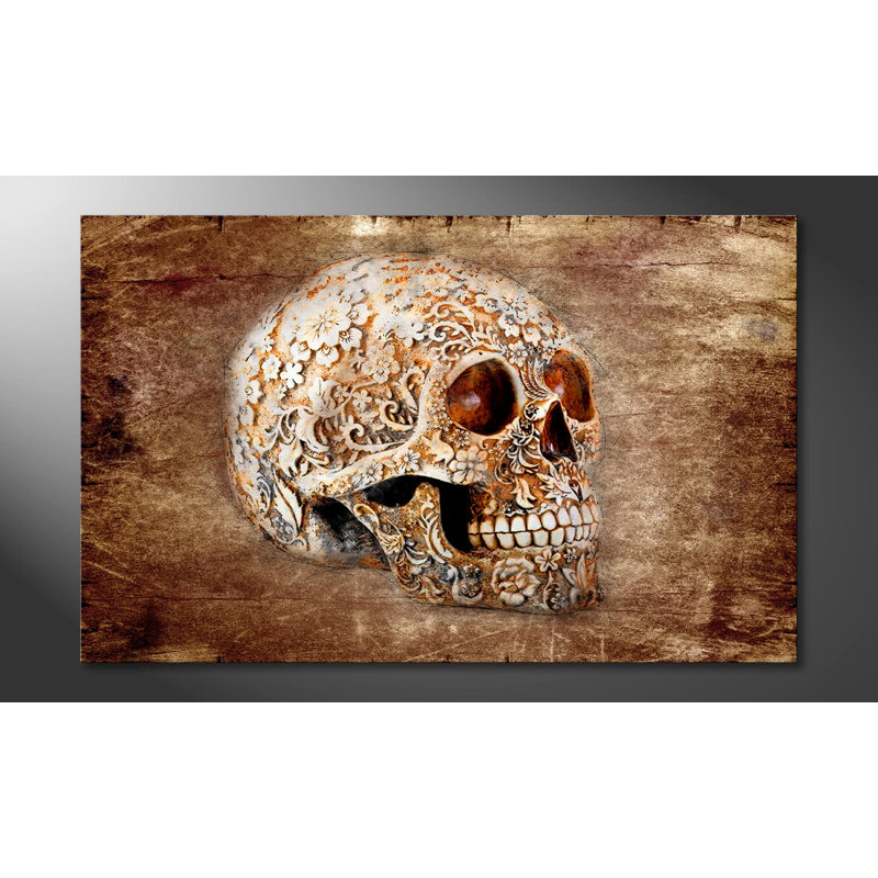 Laughing Death - Wrapped Canvas Print, 80cm H x 100cm W, 100% cotton canvas