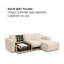 Romunda 3 Seater Sofa Bed-1326624724