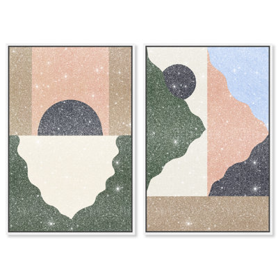 Pealing Abstracts Set Set by Oliver Gal