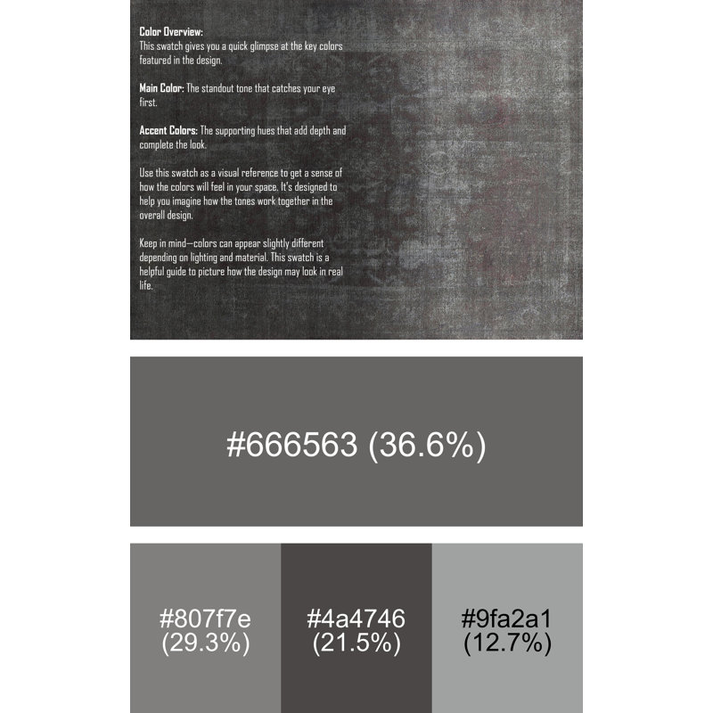 Tapis gris Jackson Heights, Rectangle 7 pi x 10 pi