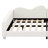 Upholstered Daybed, Sherpa Fabric Sofabed With Cloud-Shaped Backrest-555403952-555403955
