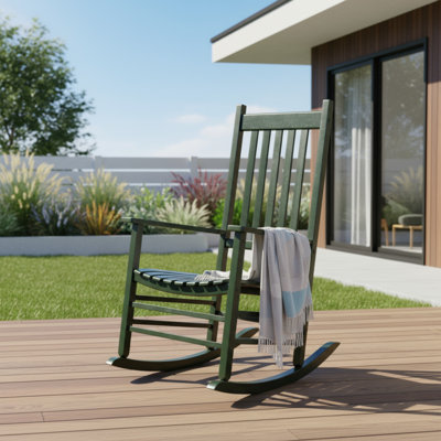 Outdoor Emjay Rocking Solid Wood Chair