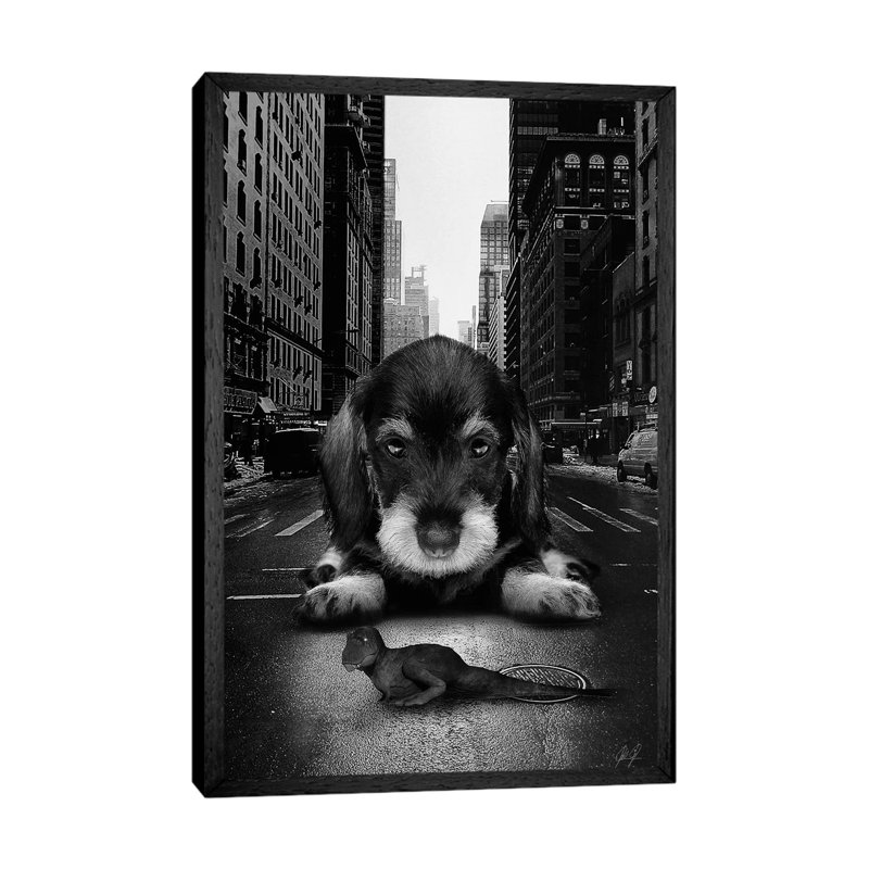 Play Time by Kathrin Federer - Print on Canvas, 66.04cm H x 45.72cm W x 3.81cm D, Black Framed