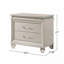 Table de chevet avec 2 tiroirs Crystal and Mirror Accents