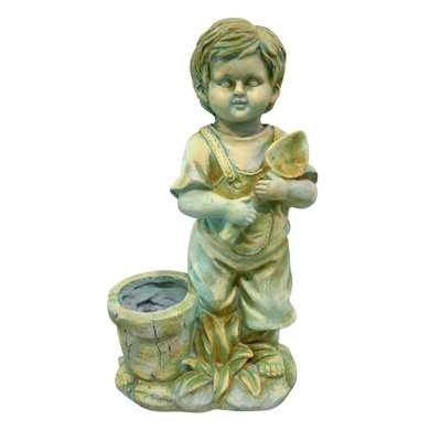 Hernan People Ceramic Garden Statue