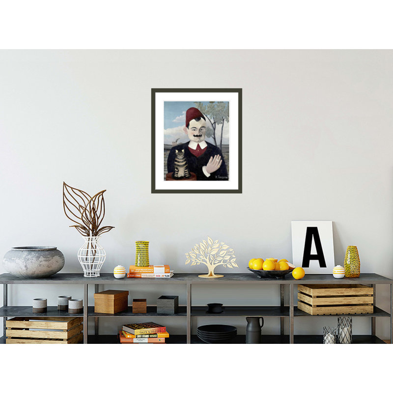 «Portrait of Monsieur X (Pierre Loti)» par Henri Rousseau, impression giclée encadrée, H 27,21 po x l 23,5 po