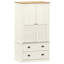 Wardrobe "VIGO" 90x55x170 cm Solid Wood Pine-1542660991