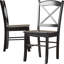 Chaise d'appoint à dossier en croix Castellon-1649172167