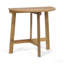 Table bistro pliante d'extérieur en bois d'acacia, naturel