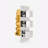 Juno Chrome Plated Wall Mount Shower Head Set with Hand Shower