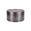 Table basse ronde avec finition nickel antique et design en fer martelé-1120040375