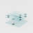 Endeavor Contemporary Multi-Top Motion Glass Cocktail Table